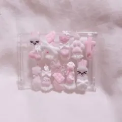 ♥現品販売♥ 量産型♡地雷♡平成♡女児♡ねこ♡ロリ♡ネイルチップ꒦꒷