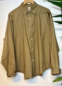【LE / エルイー】長袖シャツ　EXWIDE 1　XL カーキ