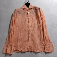 美品】フランクアンドアイリーン 長袖シャツ LUKE ダメージ加工 シワ
