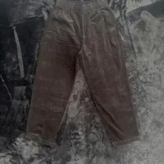 コーデュロイ　ワイドパンツ