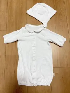 PUPO ツーウェイオール、ボンネット　セット　退院着