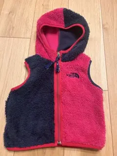THE NORTH FACE フリースベスト ピンク/ネイビー