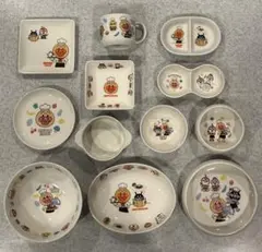 すかいらーく アンパンマン 子ども用食器セット 12点