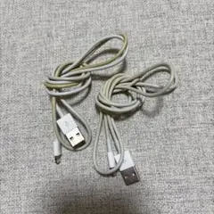 USB-A to Lightningケーブル iPhone純正品 2本