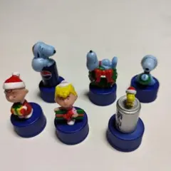 スヌーピー クリスマス フィギュアセット 6体　ペプシコーラの景品