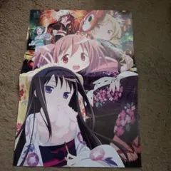 魔法少女まどか☆マギカ（まどマギ）ポスター＃♡⑱　花火　ゆうゆうメルカリ便発送