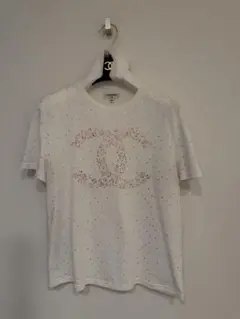 CHANEL ココマーク 花柄 半袖Tシャツ ホワイト 34のサムネイル