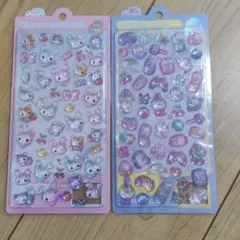 クーリア　ボンボンドロップシール　ぴこぴこボンボン キャンディツインズ 2種