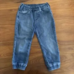 UNIQLO デニム風ジョガーパンツ XS 95-110