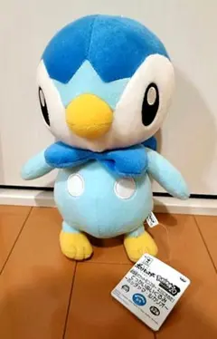 【タグ付き】ポッチャマ　劇場版ポケモンキミにきめた！　でっかいぬいぐるみ