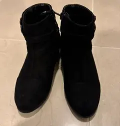 【美品】キッズブーツ 黒スエード20cm