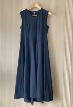 新品 Theory ノースリーブロングワンピース L　ユニクロ