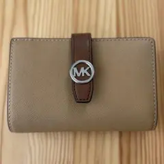 【再値下げ】牛革 MICHAEL KORS 二つ折財布 マイケルコース