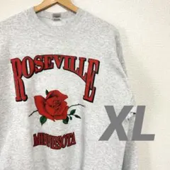 【XL】古着 スウェット トレーナー グレー　ヴィンテージ