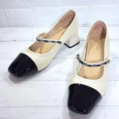 STACCATO スタッカート ストラップ ビジュー バイカラー 24.5のサムネイル