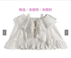 フリルリボンボレロ×キャミソールシフォンアンサンブル[ta227] 新品・未開封