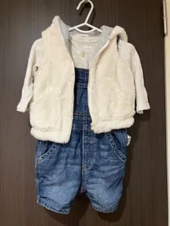 ベビーギャップ　ロンパース　くま耳