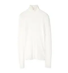 Ballseyドライリブタートルネックプルオーバーレディーストップスホワイト白S