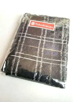 ホールマーク　　　　　　タオル地ハンカチ　　　　　　 新品未開封　チェック柄