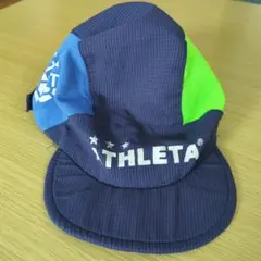 ATHLETA キャップ ネイビー×ブルー×蛍光グリーンのサムネイル