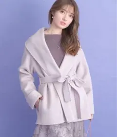 a pu wei ser-ri che薄紫ラップコート 最終値下げ