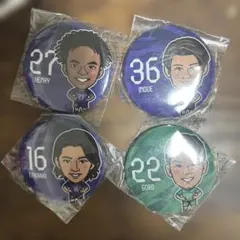 サンフレッチェ広島缶バッジ イヨハ理ヘンリー 川浪吾郎 志知孝明 井上愛簾