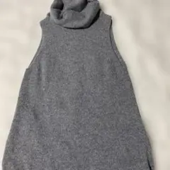 イリゼ グレー ニットベスト