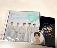 M!LK 奇跡が空に恋を響かせた　キセコイ　通常盤　缶バッジ　ステッカー