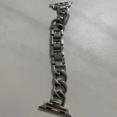 Apple Watch用 シルバーリンクブレスレット　44mm