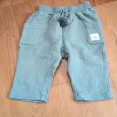 グリーン ポケット付きパンツ 80cm