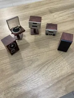 ONKYO ミニチュアオーディオセット 木製 レトロ風