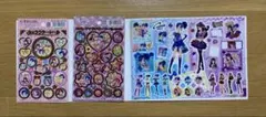 アイカツキャラクターシールセット 3シート