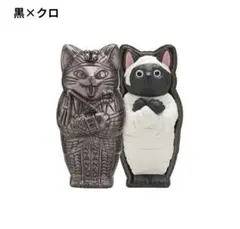 ミイラ・キャット Another color 黒×クロ フィギュア ガチャ