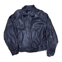 古着 レザージャケット レザーブルゾン メンズL