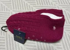 新品　ポロラルフローレン レディース　ルームシューズ　ピンク　22〜24cm