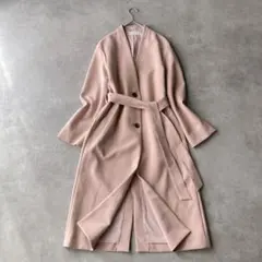 美品☆Spick&Span Wフェイスリバーコート キャメル ベルト付 - メルカリ