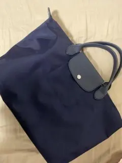 LONGCHAMP Le Pliage ネイビー トートバッグ