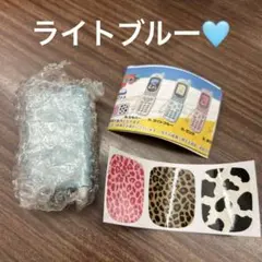 本当に録音再生！なつかしのガラケーマスコット・【ライトブルー】ガチャガチャ