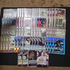 紫エネル　必須パーツ　エネル　シークレット他 プレイヤー向け出品！即日発送可能！ ワンピースカードゲーム 紫 エネル デッキ パーツセット エネル
