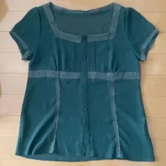 Rope Picnic 半袖 ブラウス グリーン サイズ38のサムネイル
