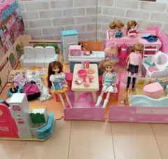稀少 リカちゃんハウス チャイムでピンポーン♪ゆったりさん 人形、家具付き