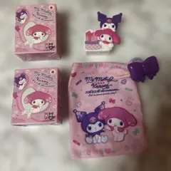 マクドナルド　マイメロ　クロミ　巾着　マルチスタンド　ハッピーセット　きんちゃく