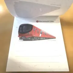 《新品未使用》東京メトロ 丸ノ内線 2000系 ダイカットスタンドメモ　※非売品