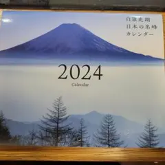 山と渓谷2023年12月号付録カレンダーのサムネイル