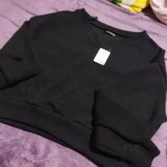 SUREVE 黒 長袖 ニットセーター　春