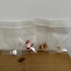 ガラス細工　サンタクロース　プレゼント　トナカイ
