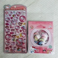 正規品‼️ うるちゅるポップシール サンリオベビー ハローキティ カプセルフレーク