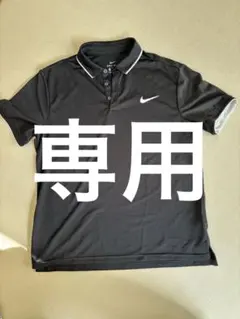 Nike DRI-FIT ブラックポロシャツ XL