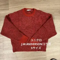 ユニクロ　jwa スフレヤーンカラーミックスクルーセーター