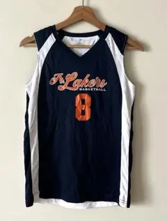 Jr. Lakers ジュニアレイカーズ バスケタンク 紺×白 リバーシブル